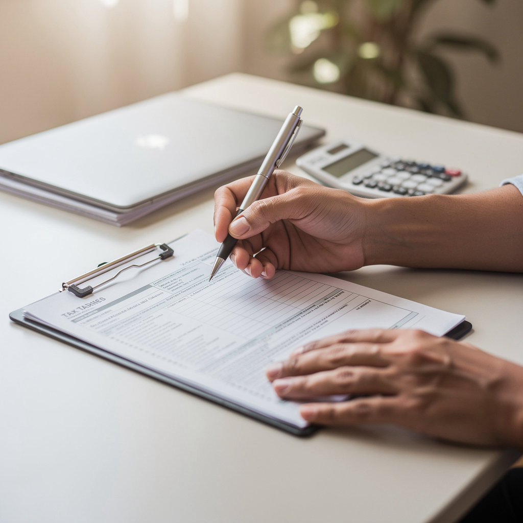 Pelayo Tax Service expert assisting a client with personal tax preparation in San Diego